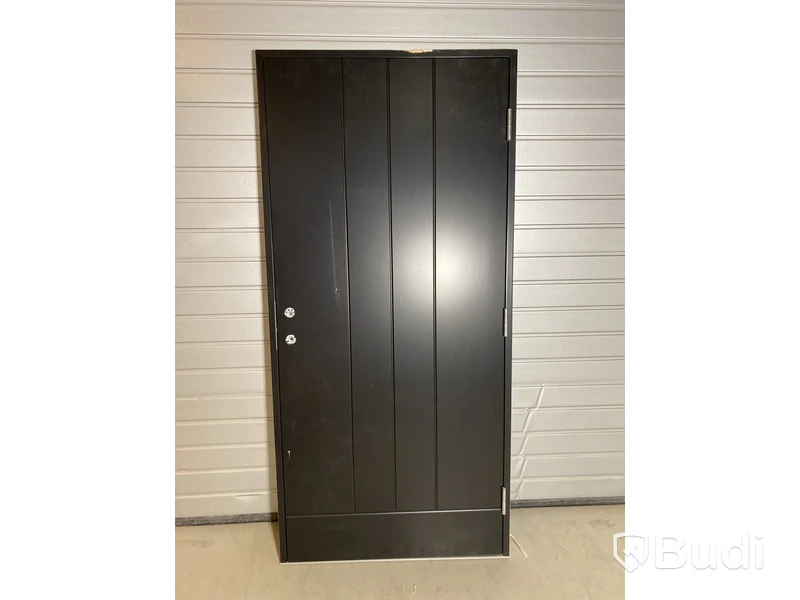 YTTERDÖRR SOLID ELEMENTS YSTAD SVART 10X21 HÖGER