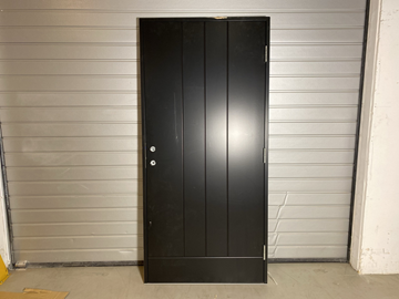 YTTERDÖRR SOLID ELEMENTS YSTAD SVART 10X21 HÖGER