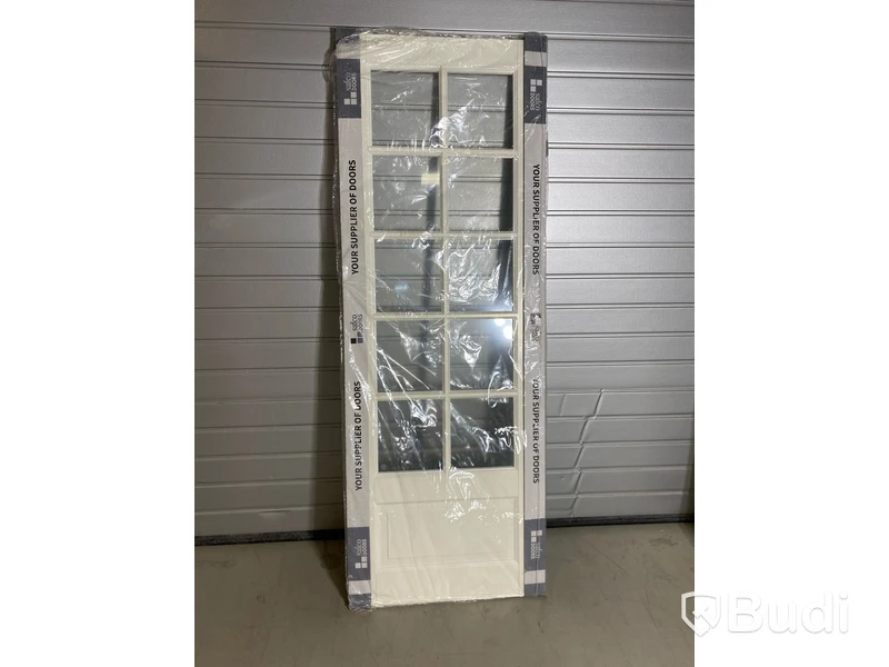 SKJUTDÖRR SAFCO LONDON GLAS 8X21 MED INBYGGNADSKARM