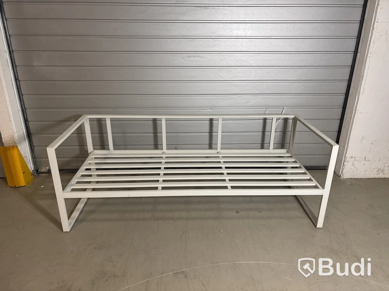 Loungesoffa Sensum, Skepparholmen 3-sits, vit aluminium