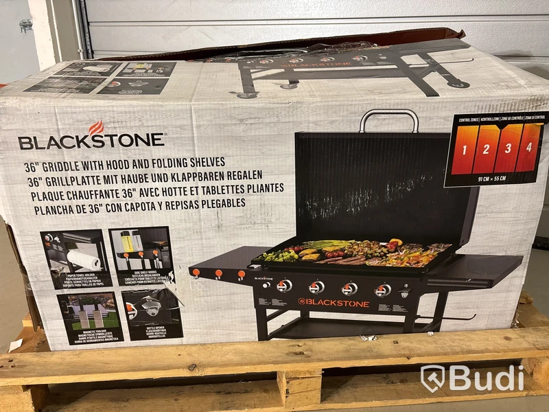 Blackstone 36-tums grillplatta med lock