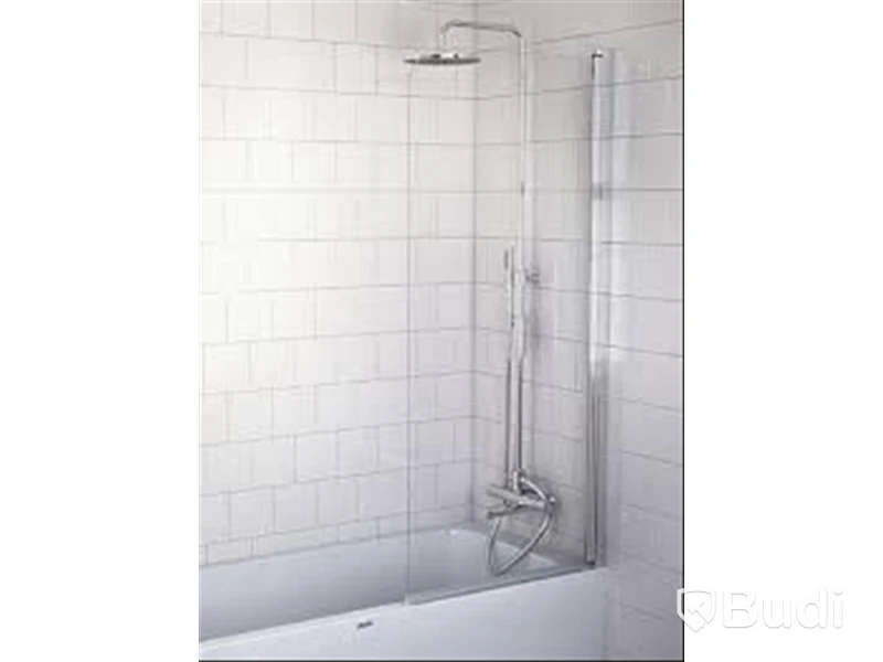 Nordhem Öland badkarsvägg, höger modell klarglas, blanka profiler 700x1520mm Ca. Butikspris: 3.630SEK