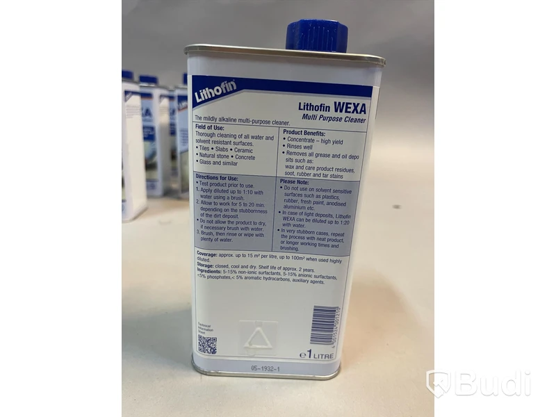 9st flaskor med WEXA Multi Purpose Cleaner Lithofin