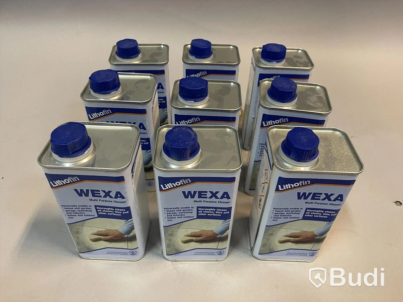 9st flaskor med WEXA Multi Purpose Cleaner Lithofin
