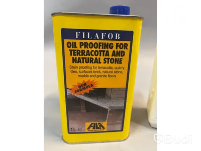 Blandade flaskor med Oil Proofing for terracotta, Cement grout, Grout protector