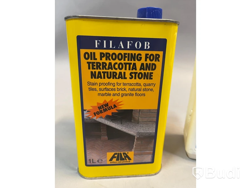 Blandade flaskor med Oil Proofing for terracotta, Cement grout, Grout protector