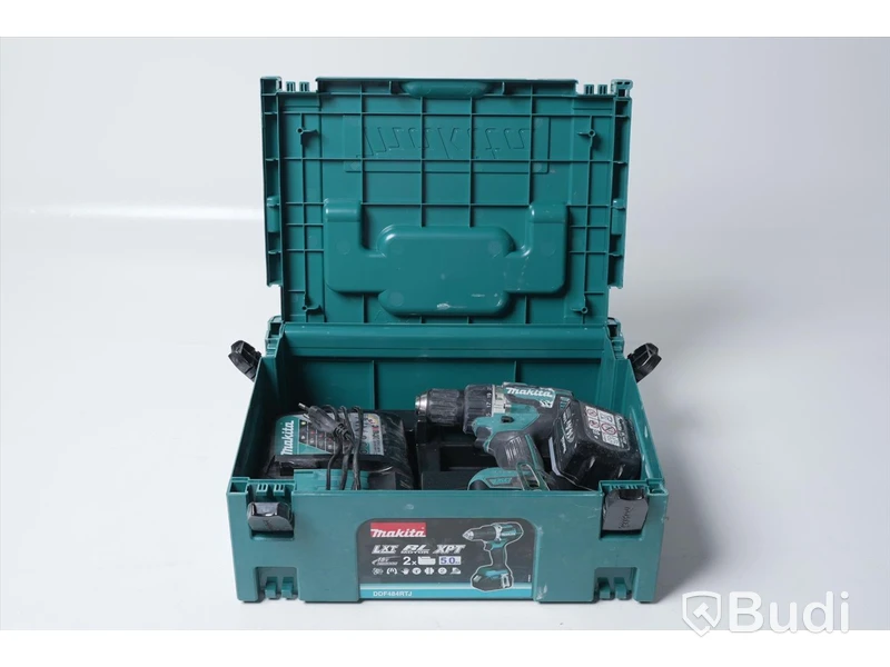 Skruvdragare - Makita DDF484RTJ inkl. 2st Batterier & Batteriladdare