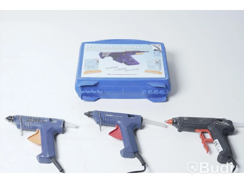 Limpistoler & Klammermagasinverktyg - Limpistol Steinel GL 3002 2st, Bizline professional gluegun, klammermagasinverktyg Letti.