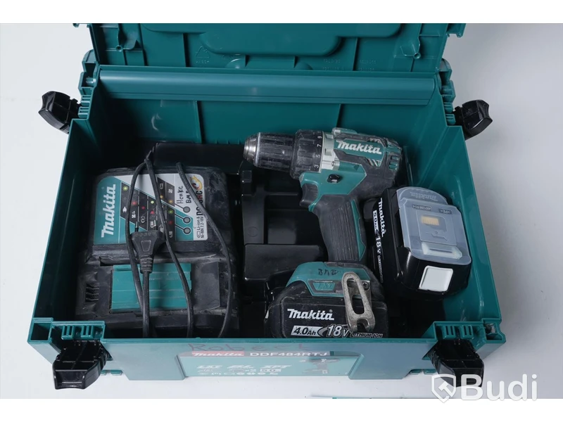 Skruvdragare - Makita DDF484RTJ inkl. 2st Batterier & Batteriladdare