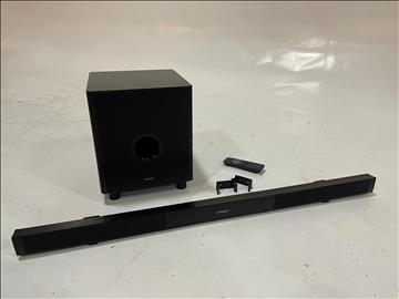 Soundbar med trådlös subwoofer - Andersson SRS 2.0 (OBS ej komplett, saknar smartboxen där man ansluter systemet).