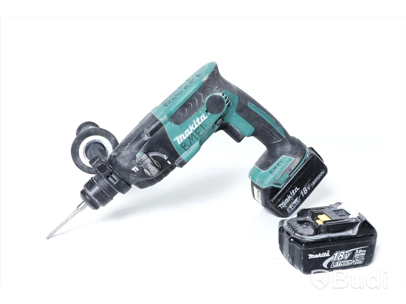 Borrhammare, Makita DHR165 med 2st batteri (1st 5.0ah, 1st 3.0ah), 5st borrbits medföljer.