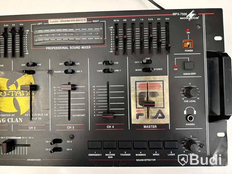 Monacor - Stereo Mixer MPX-7500