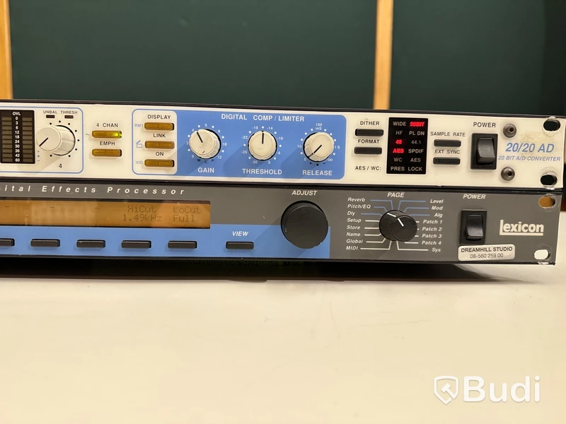 2 st. effekter - Lexicon LXP-15 samt Lexicon 20/20 AD