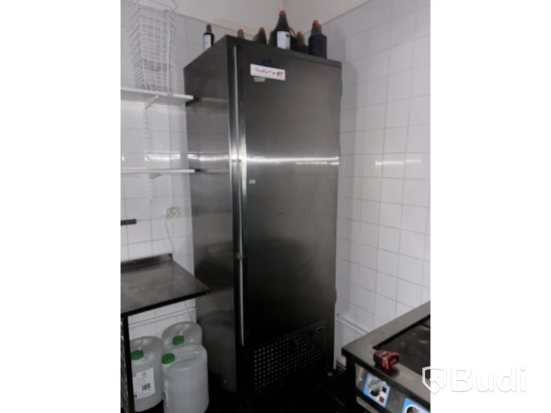 Rostfritt kylskåp med inbyggd kompressor