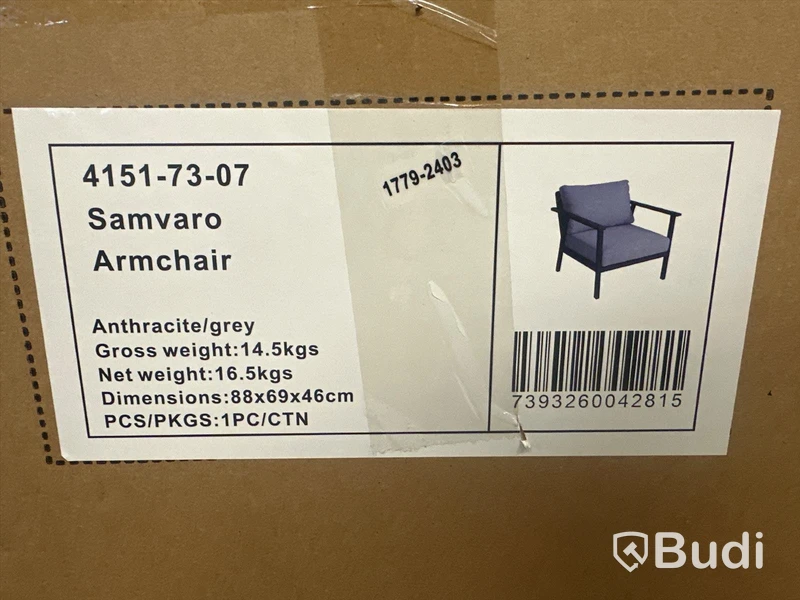 2 st. Fåtöljer - Samvaro Brafab, ny i kartong.
