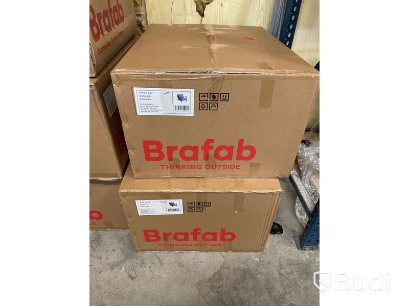 2 st. Fåtöljer - Samvaro Brafab, ny i kartong.
