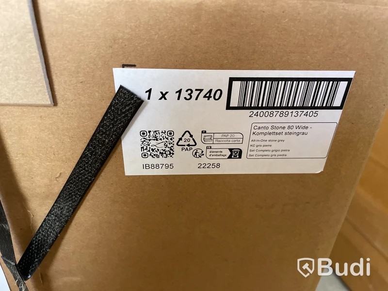 Kruka Lechuza Canto stone 80 wide
