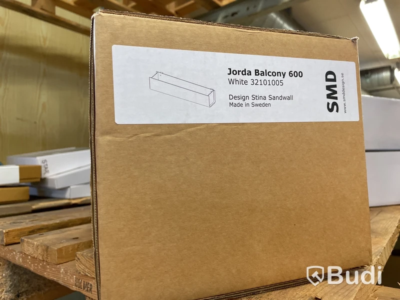 Balkonglåda Jorda balcony 600, vit Smd design