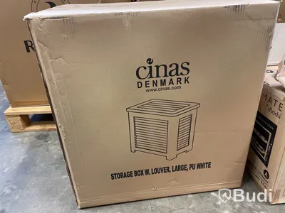 Förvaringsbox Cinas Large pu white
