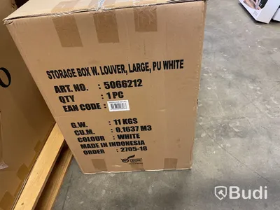 Förvaringsbox Cinas Large pu white
