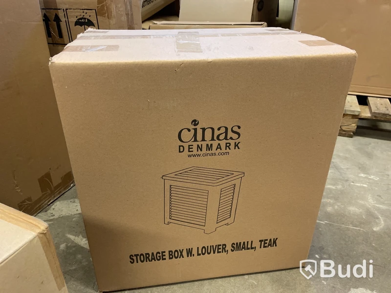 Förvaringsbox Cinas small, teak