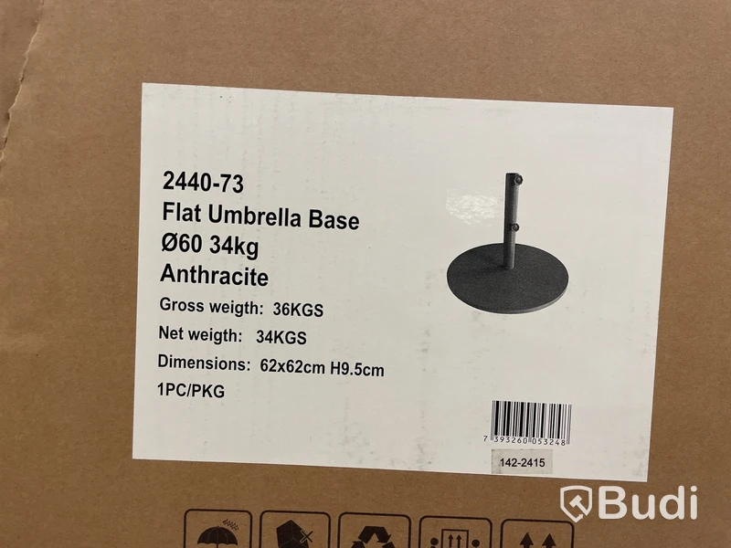 Parasollfot, Brafab, 34kg