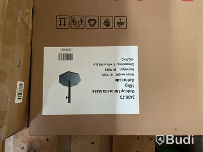 Parti med parasollfötter Brafab, olika sorter