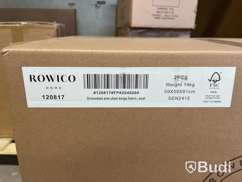 2 st. Stolar Rowico, Drimsdale beige