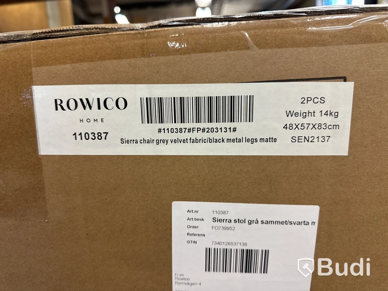 2 st. Stolar - Sierra Rowico, nya i kartong.