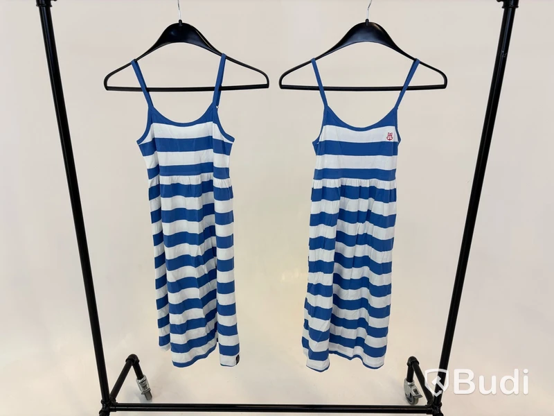 2 st. Klänningar Holebrook, Angelica Dress, midblue/white, stl. S