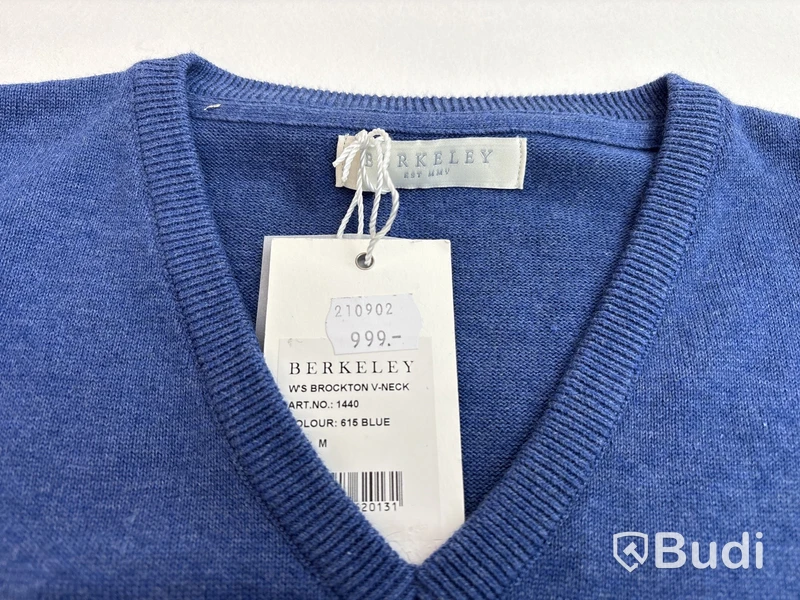 V-ringad Berkeley, Brockton V-neck med logga Kungliga Svenska Segel Sällskapet, dam, stl. M
