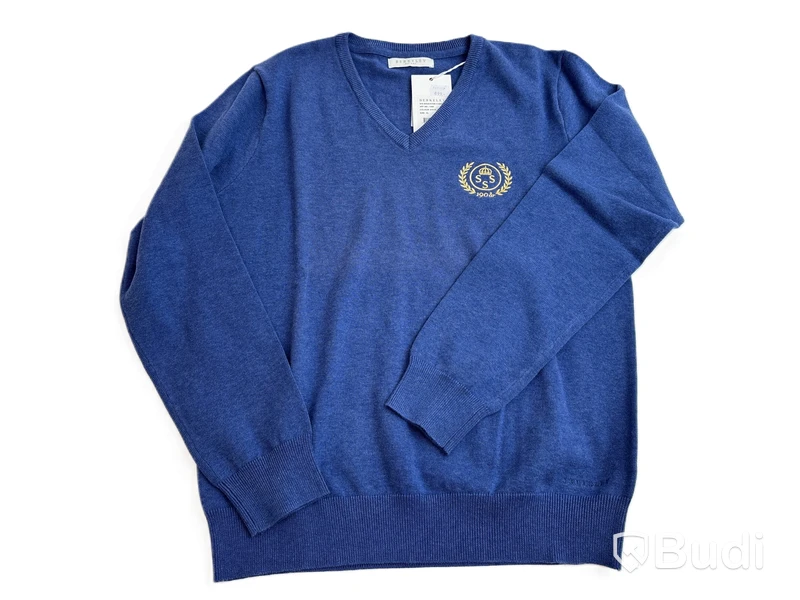 V-ringad Berkeley Brockton V-neck med logga Kungliga Svenska Segel Sällskapet, dam, stl. XL
