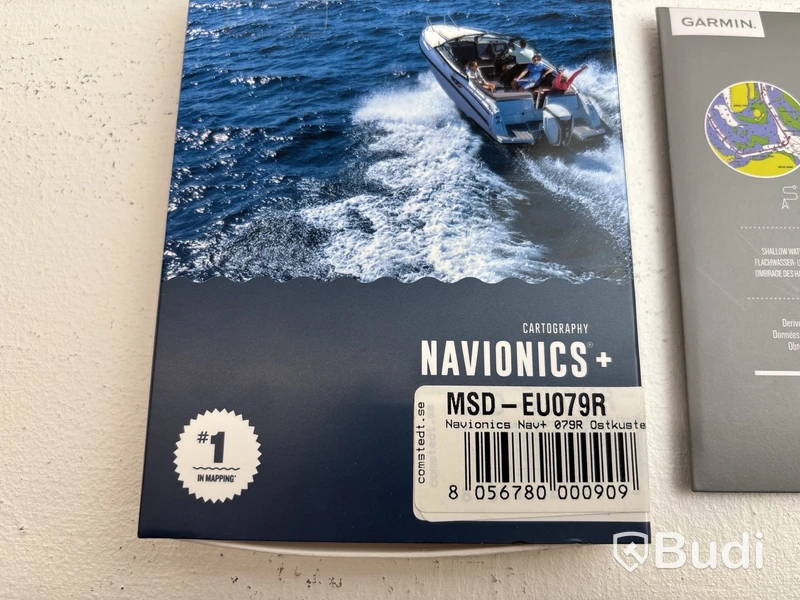 2 st. Elektroniska Sjökort, Navionics+ MSD-EU079R Ostkusten och Garmin Bluechart G3 Oslo-Trellborg