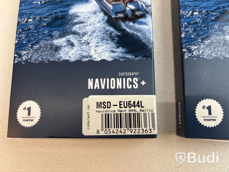 2 st. Elektroniska Sjökort, Navionics+ MSD-EU079R Ostkusten och MSD-EU644L Östersjön