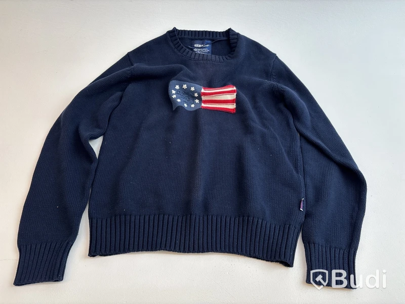 (Ny) Tröja Sebago, Bragdon flag crew neck, stl. L