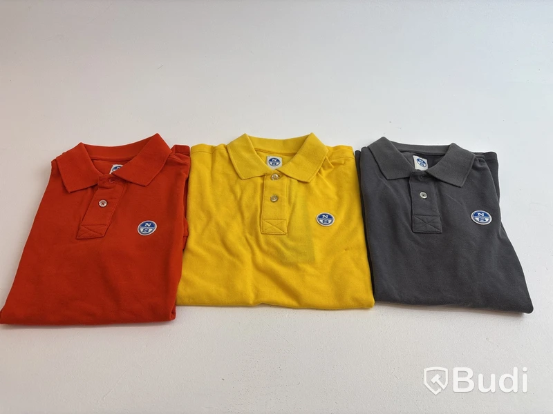 3 st. Pikéröjor Northsail polo shirts W,  stl. S