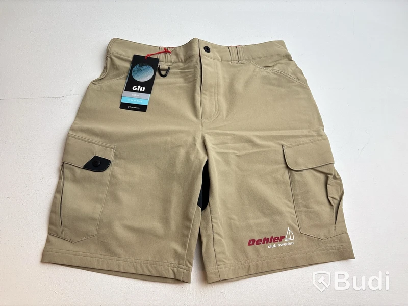 Shorts Gill UV Tec Pro, herr, stl. M, med Dehler Club Sweden logga