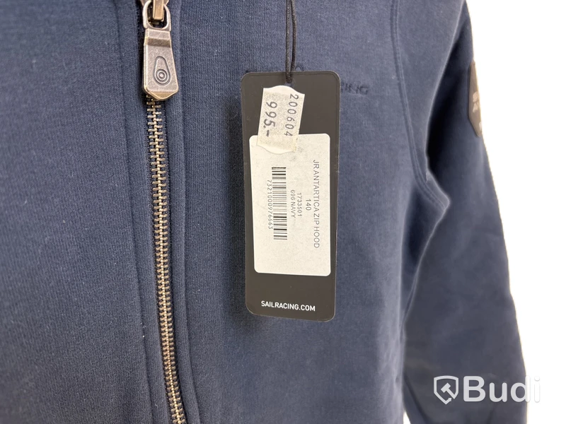 Huvtröja Sailracing Antartica Ziphood, Junior stl 140