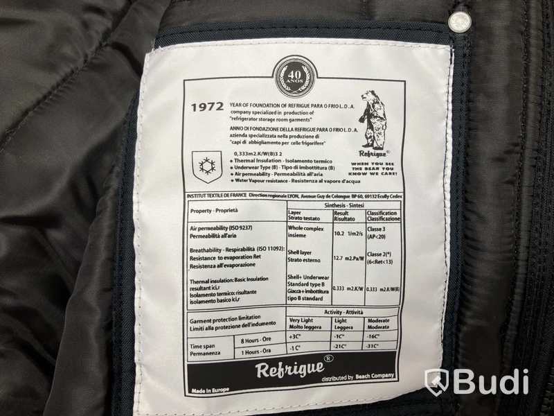 Jacka Refrigue, herr, mörkblå stl. S