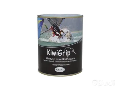2 st. Däckfärg Kiwi Grip Non-Slip Deck Paint Vit, 1000 ml