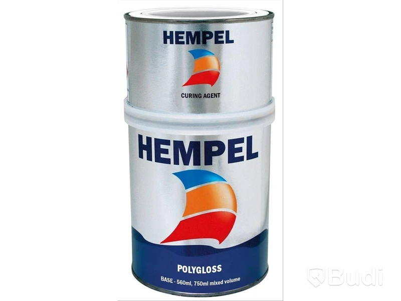 2 st. Hempel Polygloss Topcoat-Curing agent, cobalt blue 346161, 750 ml