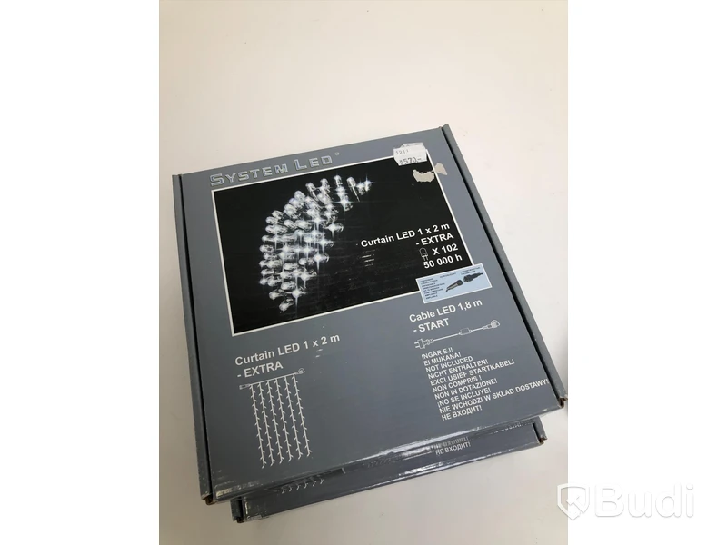 3 st LED slingor . Auktionen omstartad.