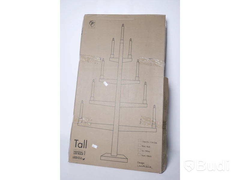 Ljusstake tall 110cm - 9 armar i oljad ek.
