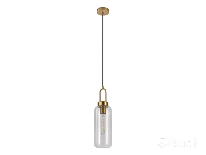Pendellampa House Nordic, Wilma, diamter13 cm, glas/mässing