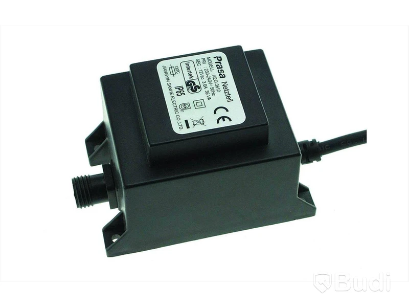Transformator Bolthi Connect, 12V AC, Svart IP65, max 36W