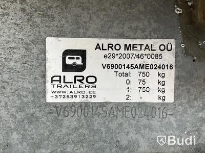 Manskapsbod/rastvagn Alro Metal  | 750 kg | 2021