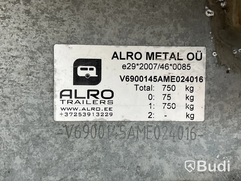 Manskapsbod/rastvagn Alro Metal  | 750 kg | 2021