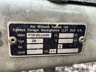 Boggiesläp Ifor Williams LT20 | 2000 kg | 2017