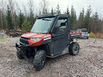 UTV Polaris Ranger XP 1000 | 750 mil | Hydraulisk plog | 2019