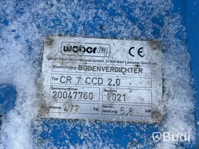 Markvibrator Weber CR 7 | 156h | 2021